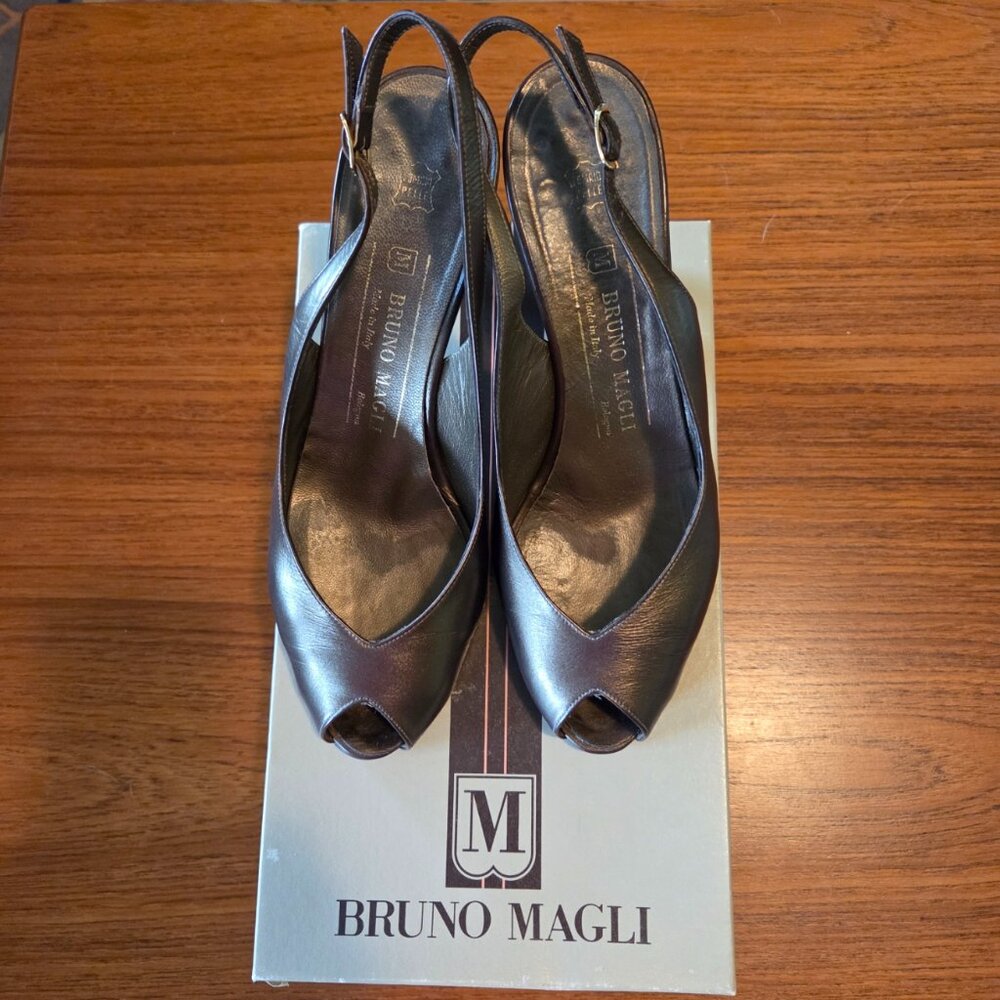 Bruno Magli Heels - Metallic Bronze